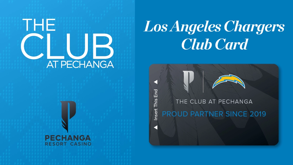 Los Angeles Chargers Sponsorship Card