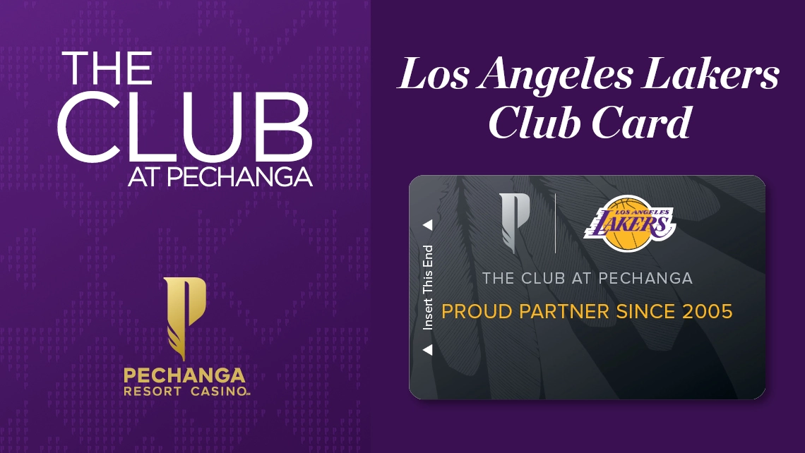 Los Angeles Lakers Sponsorship Card