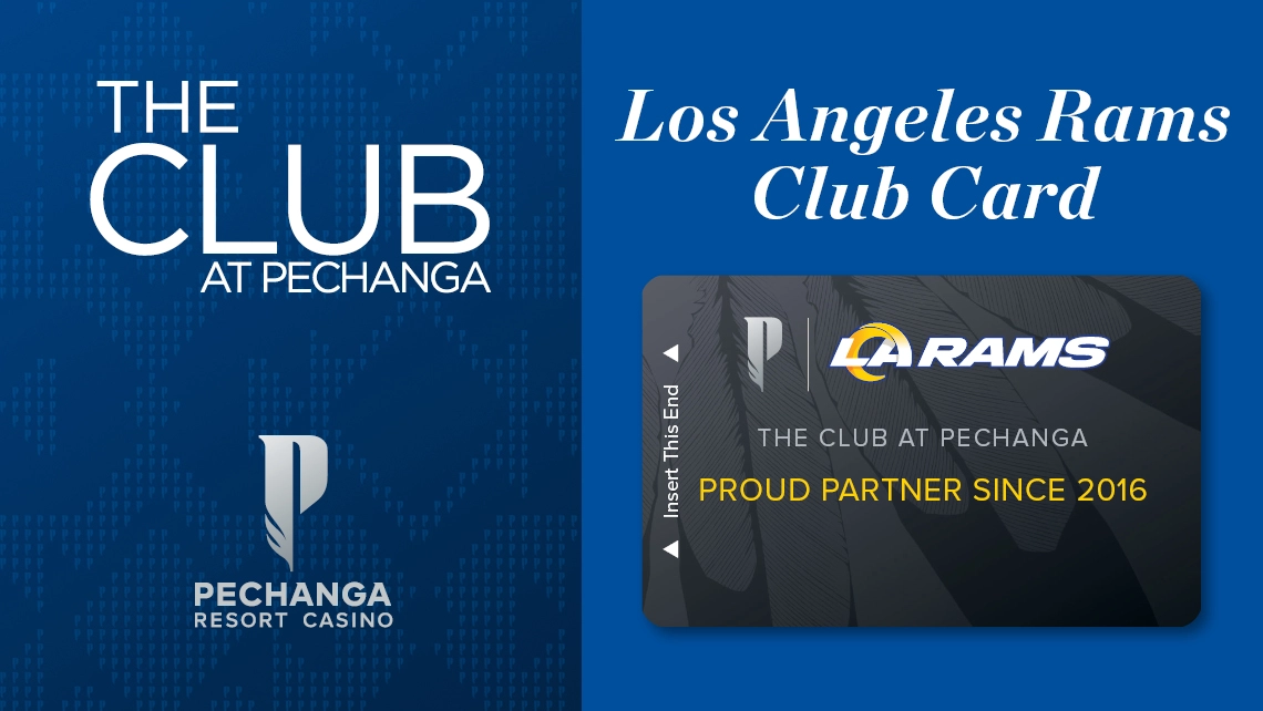 Los Angeles Rams Sponsorship Card