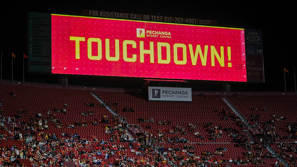 USC Touchdown Screen