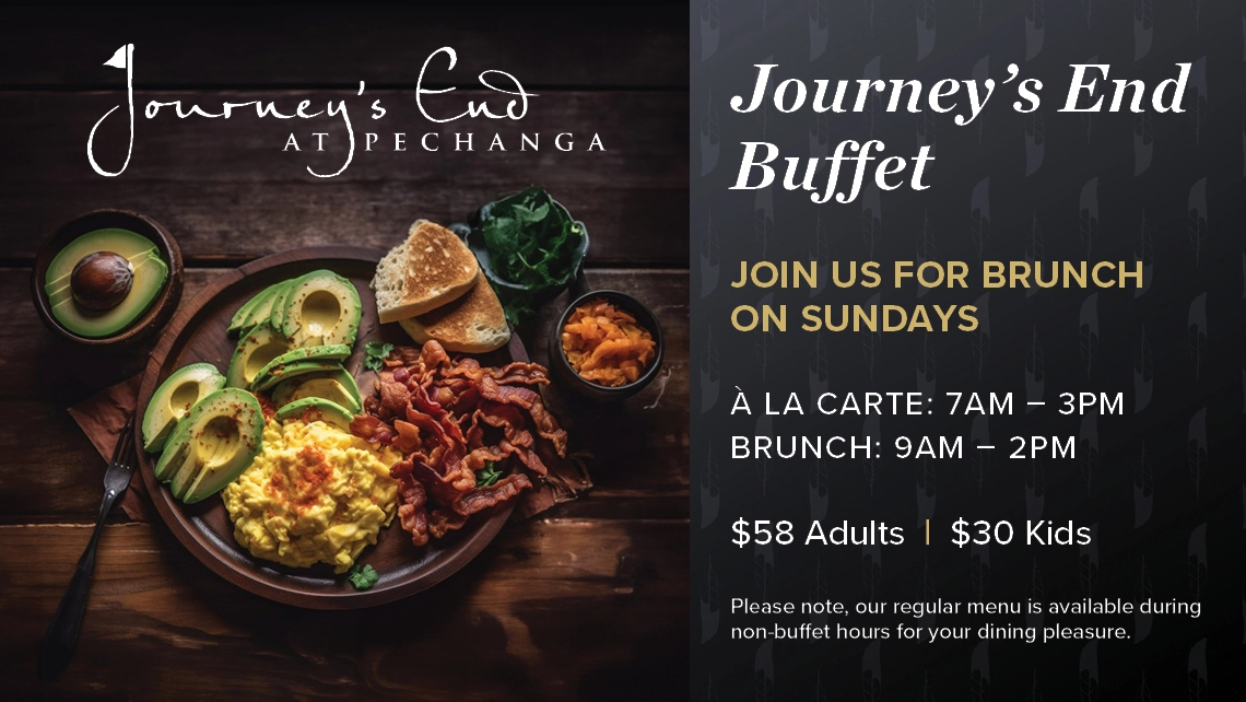 Journey's End Buffet Card With Details