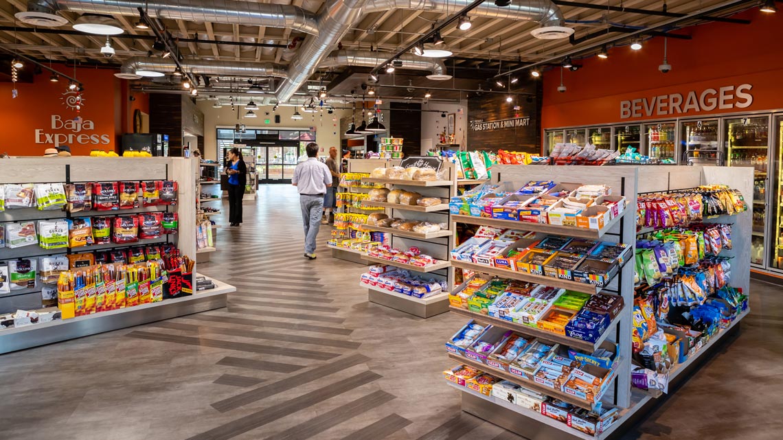 Gas Station Mini Mart Snacks and Refreshments