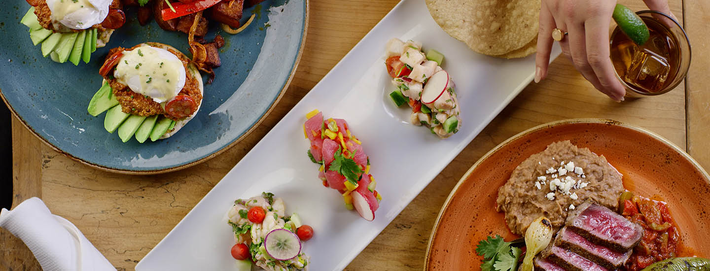 Experience enticing cuisines