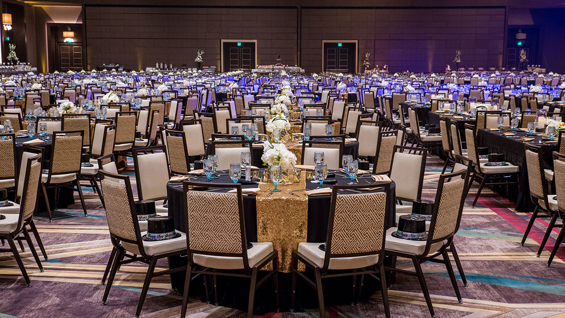 Pechanga Summit - dinner setup